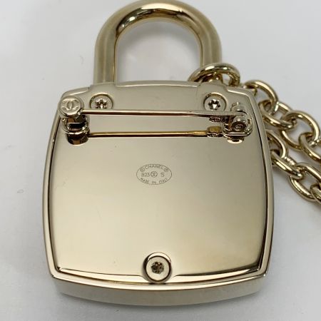  CHANEL シャネル ブローチ メイクパレット ココマーク・№5ロゴ ゴールド レディース