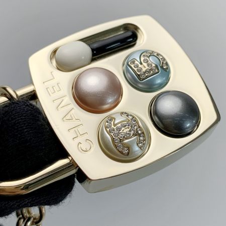  CHANEL シャネル ブローチ メイクパレット ココマーク・№5ロゴ ゴールド レディース