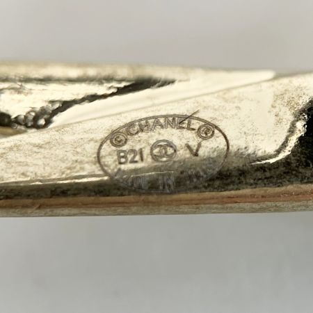  CHANEL シャネル ハサミ ブローチ  B21V ゴールド ピンタイプ