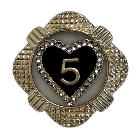  CHANEL シャネル ピンタイプ ブローチ  ココマーク・№5モチーフ ゴールド 3点セット