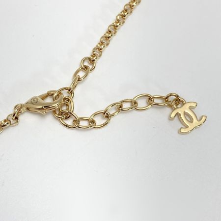  CHANEL シャネル ココマーク 香水ボトルモチーフ ネックレス B23A ゴールド×ブラック レジン GP パフュームボトル