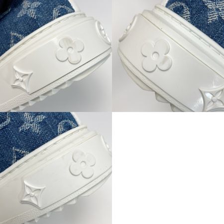  LOUIS VUITTON ルイヴィトン タイムアウト・ライン スニーカー 39（25cm相当） FD0199 インディゴ デニム 靴 シューズ
