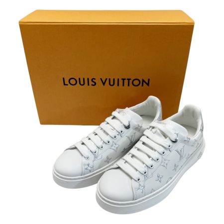  LOUIS VUITTON ルイヴィトン タイムアウトライン 39 1/2(25.5～26.0cm相当) NV0211 ホワイト 靴 スニーカー