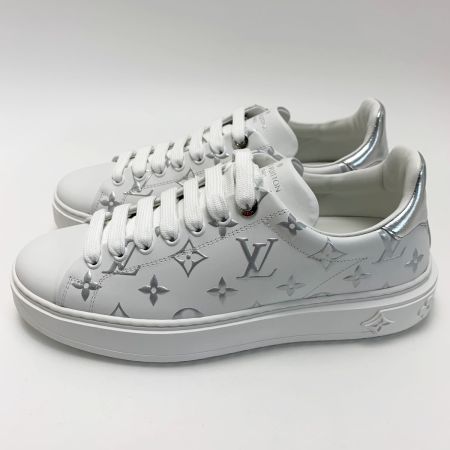  LOUIS VUITTON ルイヴィトン タイムアウトライン 39 1/2(25.5～26.0cm相当) NV0211 ホワイト 靴 スニーカー