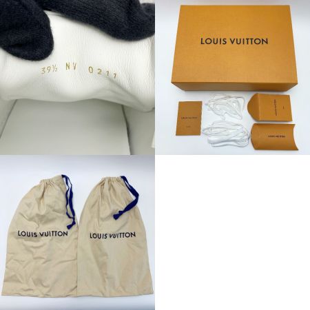  LOUIS VUITTON ルイヴィトン タイムアウトライン 39 1/2(25.5～26.0cm相当) NV0211 ホワイト 靴 スニーカー