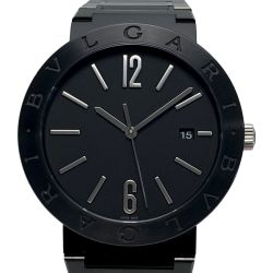 ☆☆ ブルガリ BVLGARI ブルガリブルガリ デイト BB41S ブラック 自動巻き メンズ 腕時計 Bランク
