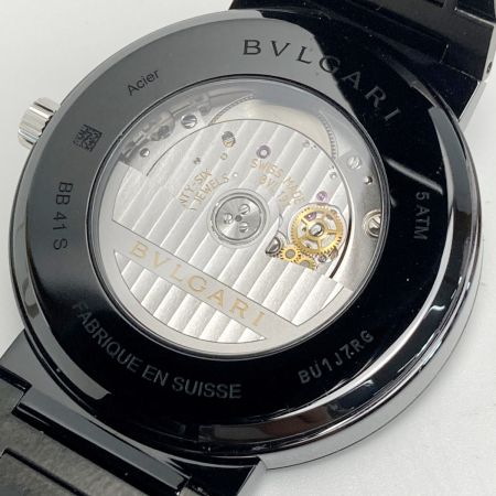  ブルガリ BVLGARI ブルガリブルガリ デイト BB41S ブラック 自動巻き メンズ 腕時計