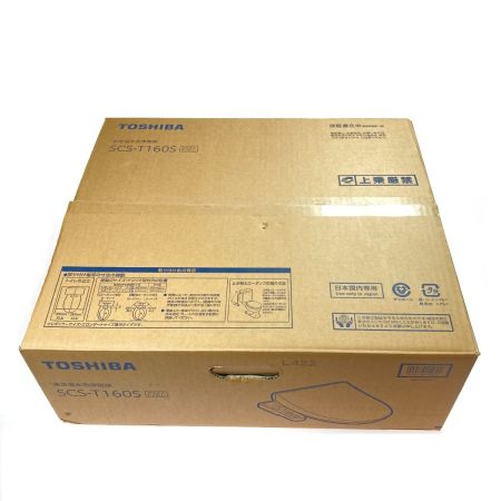  TOSHIBA 東芝 温水洗浄便座 ステンレスノズル SCS-T160S アイボリー 付属品完備 未使用品