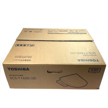  TOSHIBA 東芝 温水洗浄便座 ステンレスノズル SCS-T160S アイボリー 付属品完備 未使用品