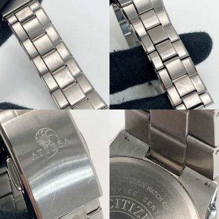  CITIZEN シチズン アテッサ H110-T011331 アイボリー 電波ソーラー メンズ 腕時計 ATTESA