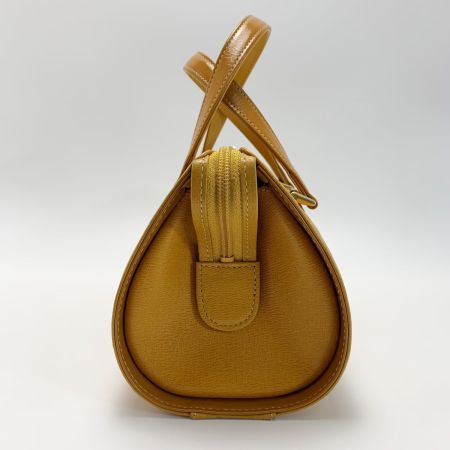  Burberrys バーバリーズ ヴィンテージ レザー オレンジ ドラムバッグ レディース 