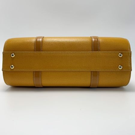  Burberrys バーバリーズ ヴィンテージ レザー オレンジ ドラムバッグ レディース 