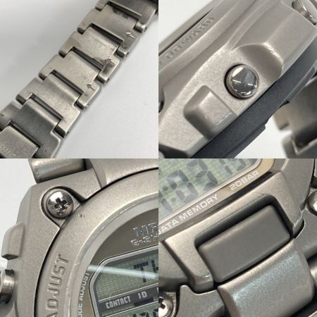  CASIO カシオ G-SHOCK MR-G フルメタル チタン MRG-200T-7 シルバー クォーツ メンズ 腕時計