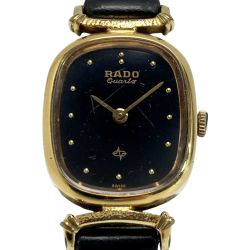☆☆ RADO ラドー 700.9005.2 ブラック スクエア クォーツ レディース 腕時計 ヴィンテージ Cランク