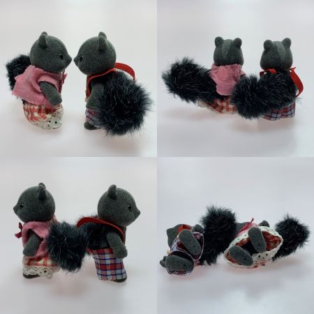  Aprica アップリカ シルバニアファミリースカンク ファミリーセット４体セット 海外版 知育玩具