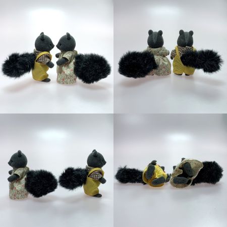  Aprica アップリカ シルバニアファミリースカンク ファミリーセット４体セット 海外版 知育玩具