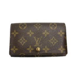LOUIS VUITTON ルイヴィトン モノグラム ポルトモネ ビエ トレゾール M61730 2つ折り財布 Cランク