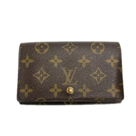 LOUIS VUITTON ルイヴィトン モノグラム ポルトモネ ビエ トレゾール M61730 2つ折り財布