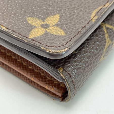 LOUIS VUITTON ルイヴィトン モノグラム ポルトモネ ビエ トレゾール M61730 2つ折り財布