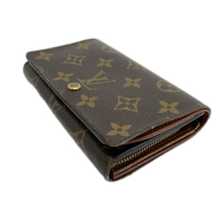 LOUIS VUITTON ルイヴィトン モノグラム ポルトモネ ビエ トレゾール M61730 2つ折り財布
