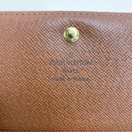 LOUIS VUITTON ルイヴィトン モノグラム ポルトモネ ビエ トレゾール M61730 2つ折り財布