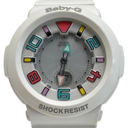 ☆☆ CASIO カシオ Baby-G  BGA-1601-7BJF ホワイト ラバー 電波ソーラー 腕時計 Bランク
