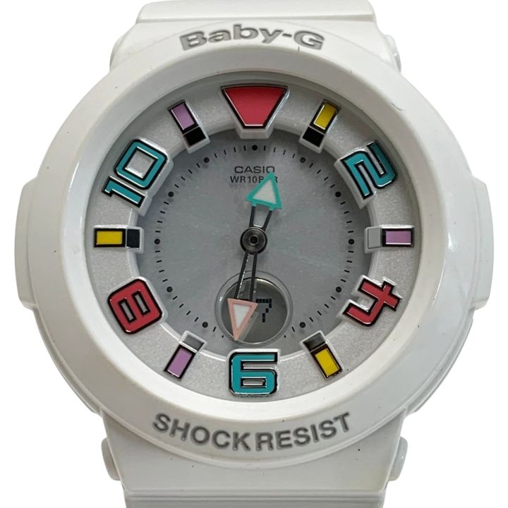 CASIO カシオ Baby-G BGA-1601-7BJF ホワイト ラバー 電波ソーラー