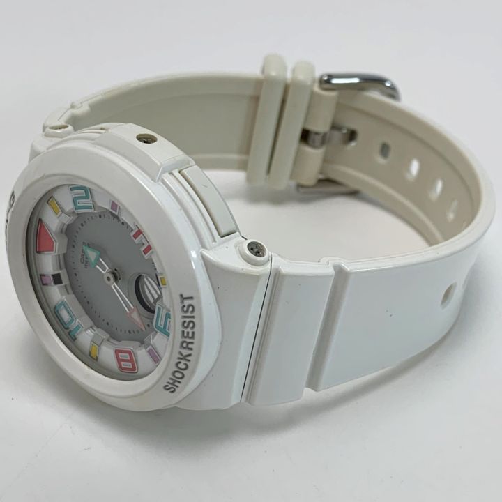 CASIO カシオ Baby-G BGA-1601-7BJF ホワイト ラバー 電波ソーラー