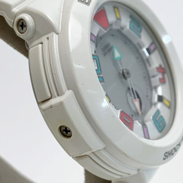 CASIO カシオ Baby-G BGA-1601-7BJF ホワイト ラバー 電波ソーラー