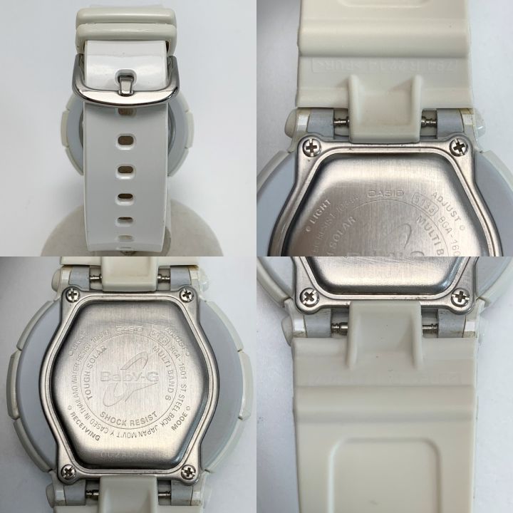 CASIO カシオ Baby-G BGA-1601-7BJF ホワイト ラバー 電波ソーラー