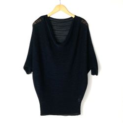 ☆☆ SPECCHIO スペッチオ 半袖カットソー 411-574 ブラック サイズ 40 レディース Bランク