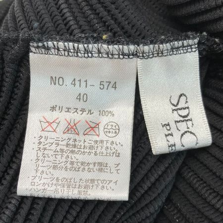  SPECCHIO スペッチオ 半袖カットソー 411-574 ブラック サイズ 40 レディース