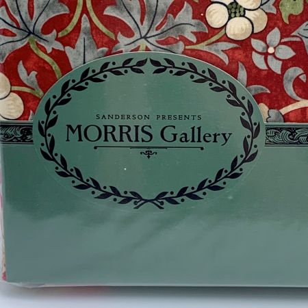   モリスギャラリー サンダーソン 掛け布団カバー レッド SL シングル 150×210cm 未使用 日本製