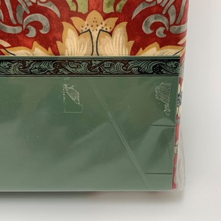   モリスギャラリー サンダーソン 掛け布団カバー レッド SL シングル 150×210cm 未使用 日本製