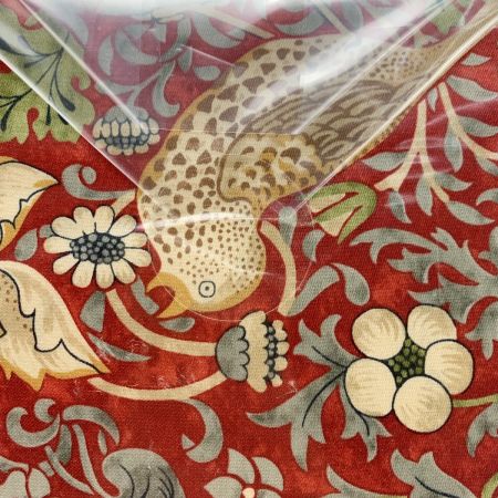   モリスギャラリー サンダーソン 掛け布団カバー レッド SL シングル 150×210cm 未使用 日本製