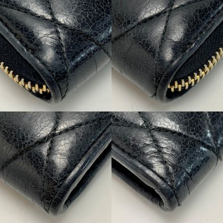  MIU MIU レザー L字ファスナー ブラック 長財布 レディース ゴールド金具