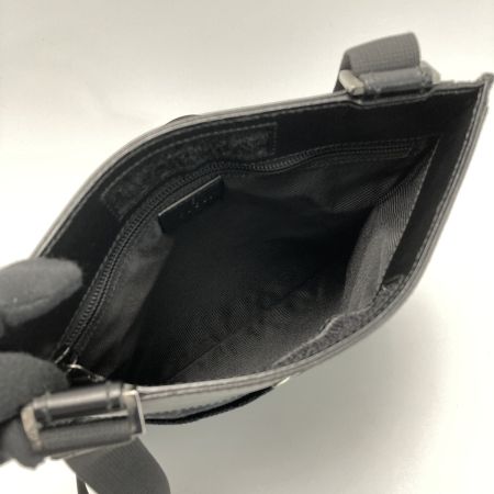  GUCCI グッチ GGキャンバス ショルダーバッグ 019.0348 ブラック キャンバス×レザー