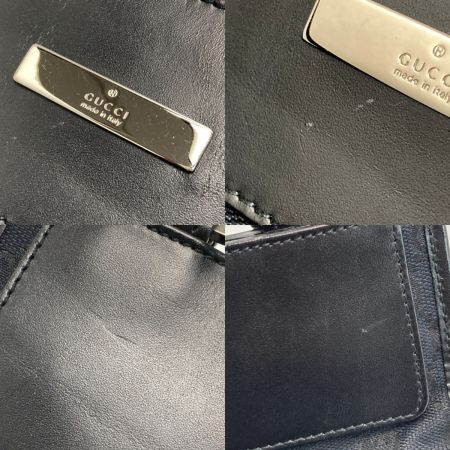  GUCCI グッチ GGキャンバス ショルダーバッグ 019.0348 ブラック キャンバス×レザー