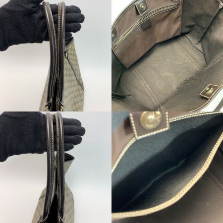  GUCCI グッチ GGスプリーム 197953 ベージュ×ブラウン トートバッグ  袋有