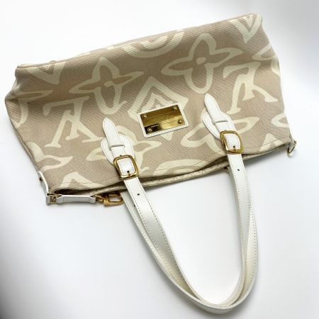  LOUIS VUITTON ルイヴィトン クルーズライン タイシエンヌPM M95674 ベージュ キャンバス×レザー トートバッグ 