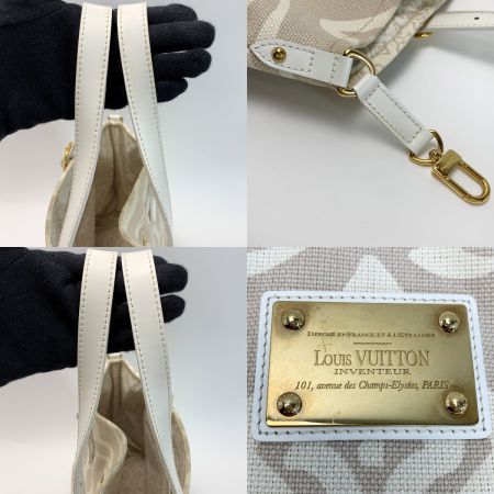  LOUIS VUITTON ルイヴィトン クルーズライン タイシエンヌPM M95674 ベージュ キャンバス×レザー トートバッグ 