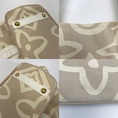 LOUIS VUITTON ルイヴィトン クルーズライン タイシエンヌPM M95674 ベージュ キャンバス×レザー トートバッグ 