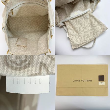  LOUIS VUITTON ルイヴィトン クルーズライン タイシエンヌPM M95674 ベージュ キャンバス×レザー トートバッグ 