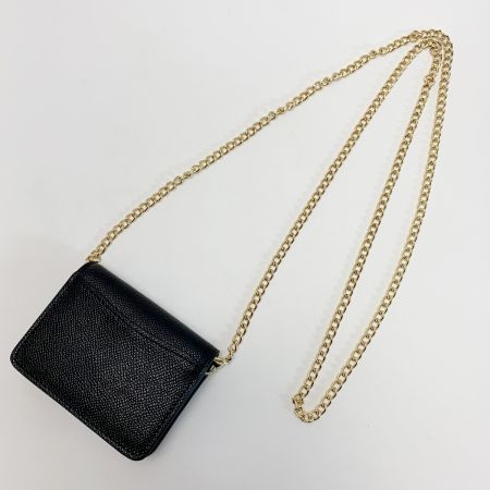  COACH コーチ ショルダーポーチ  C0059 ブラック ストラップ付