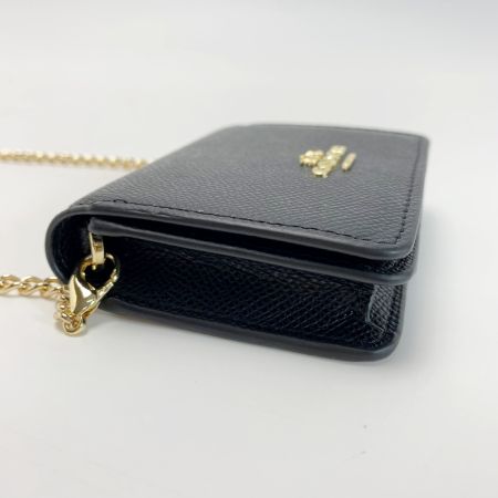  COACH コーチ ショルダーポーチ  C0059 ブラック ストラップ付