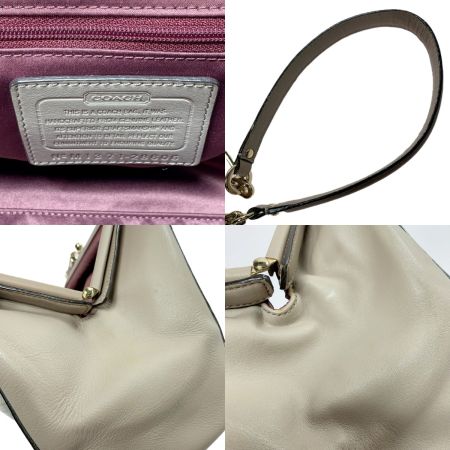  COACH コーチ マディソン ピナクル キャロライン サッチェル 2WAYバッグ 28606 グレージュ ストラップ付