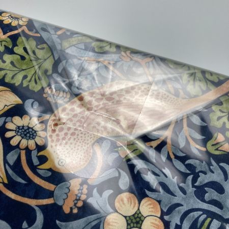  西川 モリスギャラリー サンダーソン 掛け布団カバー SD7612 ネイビー SL シングル 150×210cm 未使用 日本製