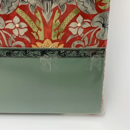   モリスギャラリー サンダーソン 掛け布団カバー レッド SL シングル 150×210cm 未使用 日本製