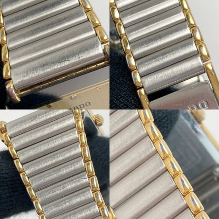  RADO ラドー フローレンス 2Pダイヤ Ref.204.3630.2 ゴールド クォーツ メンズ 腕時計 FLORENCE