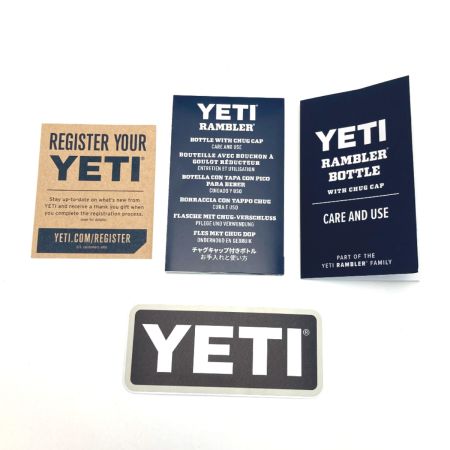  YETI イエティ ランブラー 18oz ボトル Water Bottle  ウォーターボトル 水筒